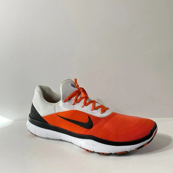 Nike Men’s Orange Free Trainer V7 Oklahoma State Low Top Lace Up Sneakers Sz 17 main image 5